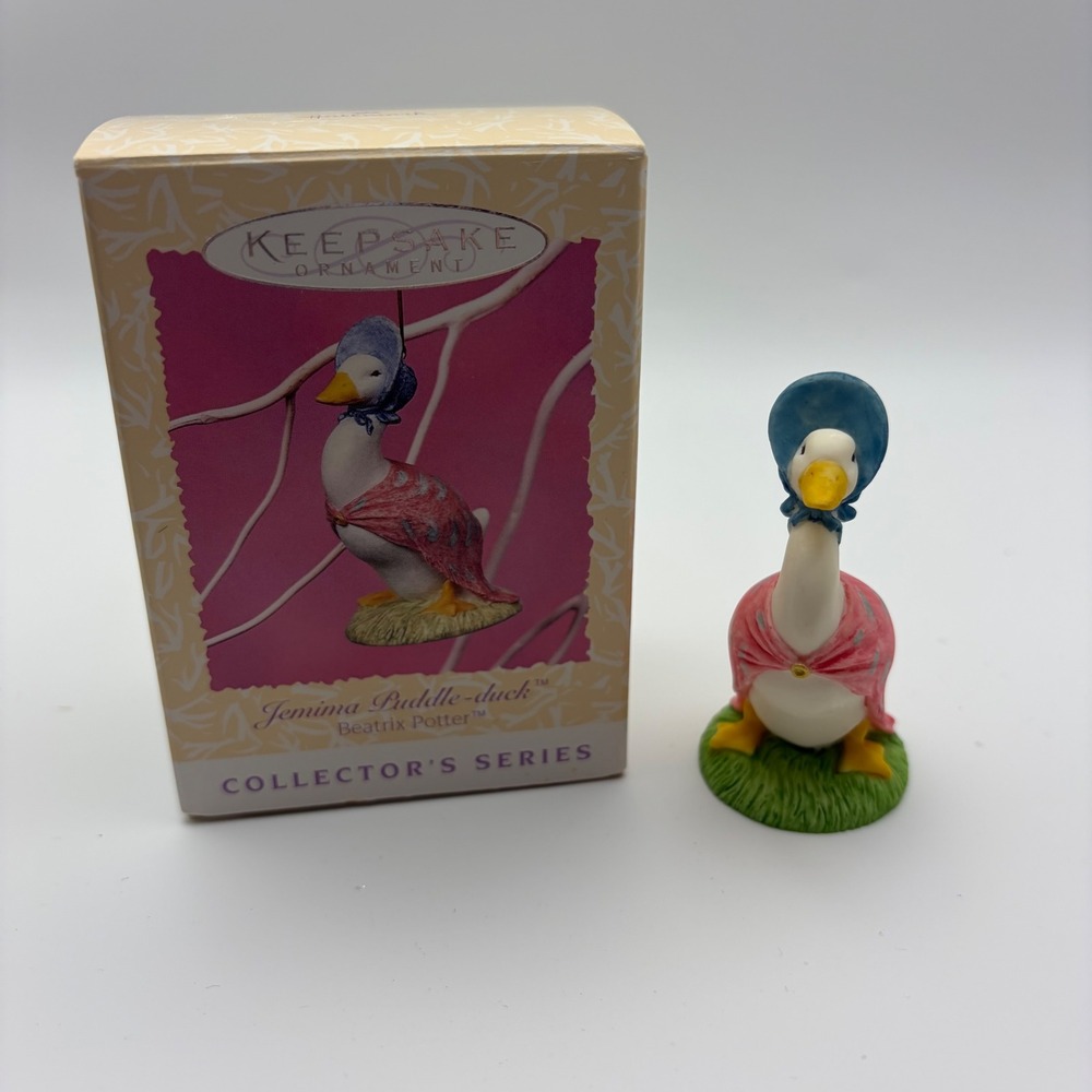 Hallmark Keepsake 1997 Jemima Puddle-duck Beatrix Potter Ornament with Box